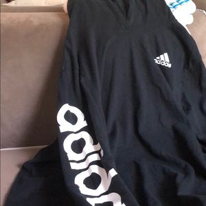 Adidas long sleeve hooded shirt
